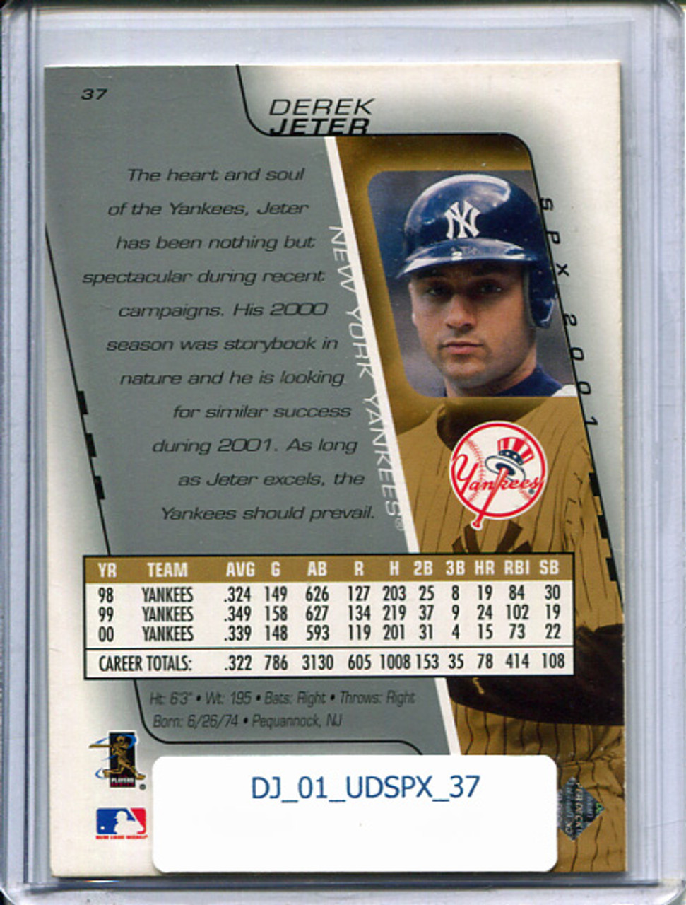 Derek Jeter 2001 SPx #37