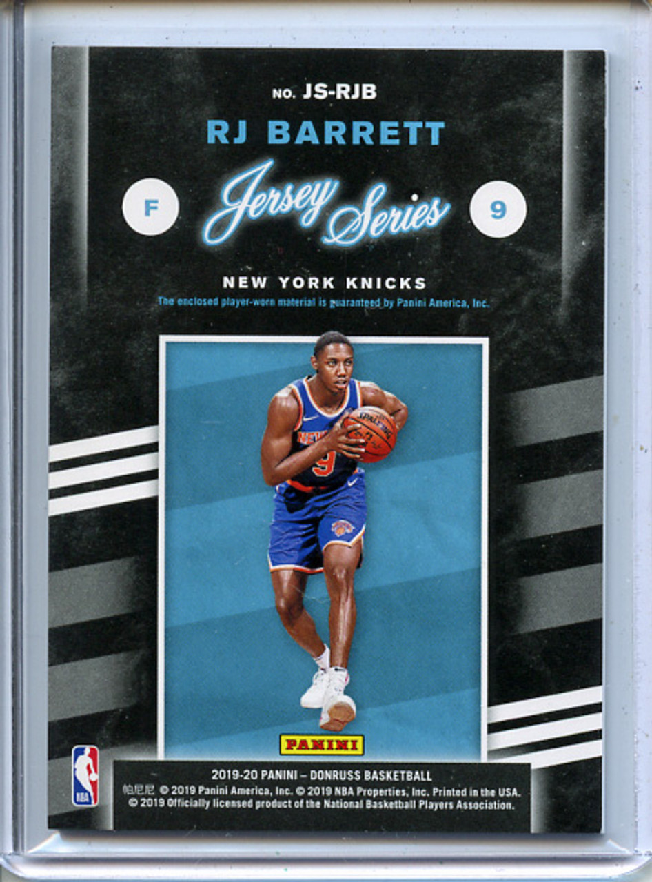 RJ Barrett 2019-20 Donruss, Jersey Series #JS-RJB