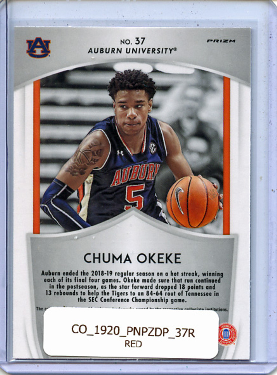 Chuma Okeke 2019-20 Prizm Draft Picks #37 Crusade Red