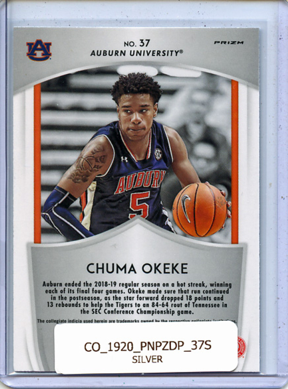 Chuma Okeke 2019-20 Prizm Draft Picks #37 Crusade Silver
