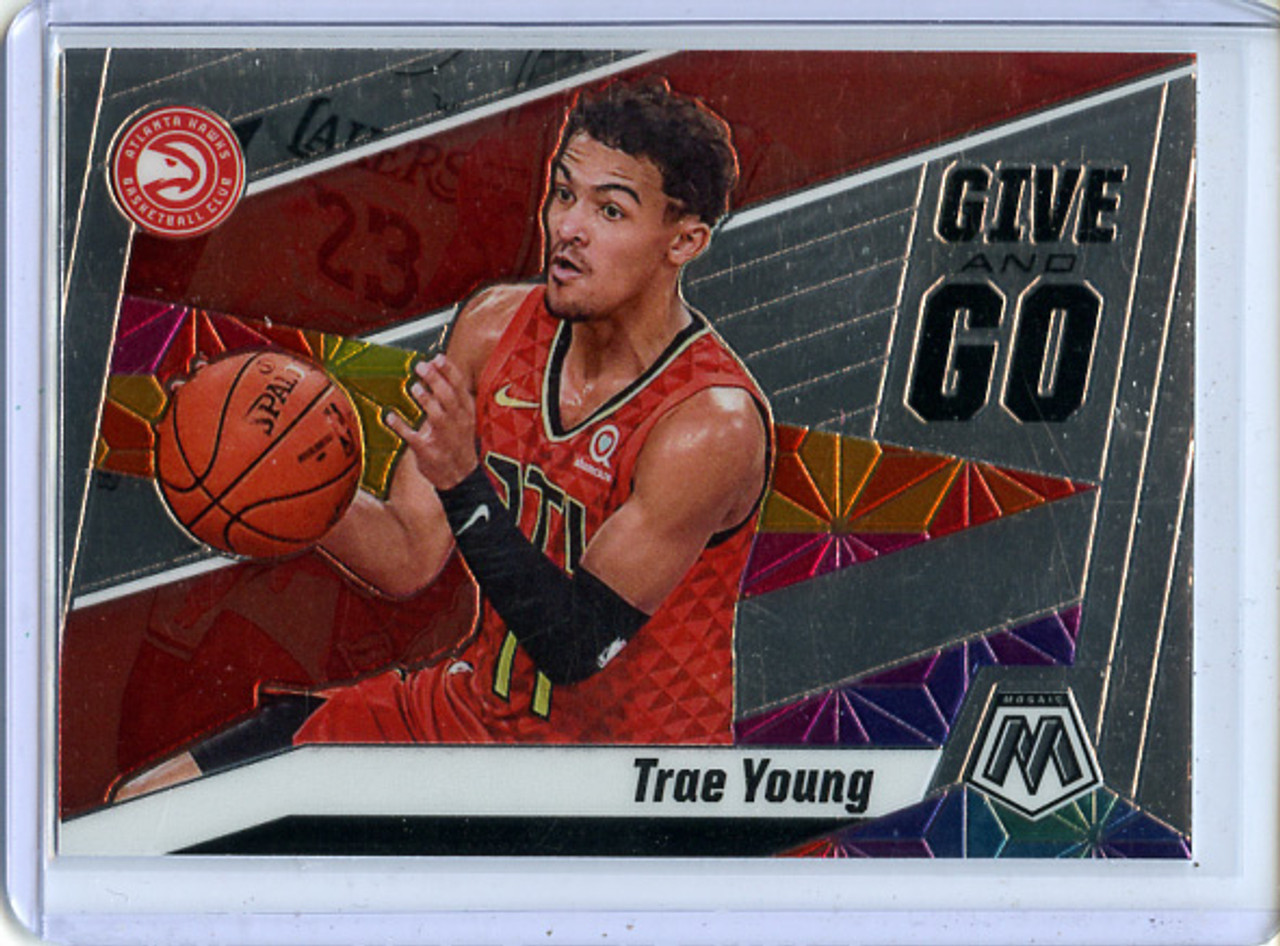 Trae Young 2019-20 Mosaic, Give and Go #4