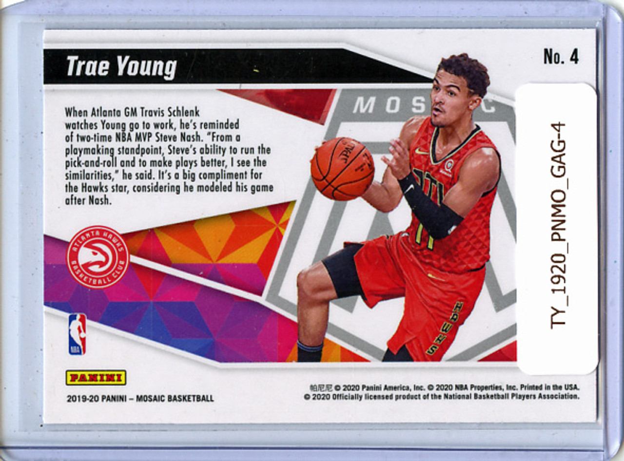 Trae Young 2019-20 Mosaic, Give and Go #4