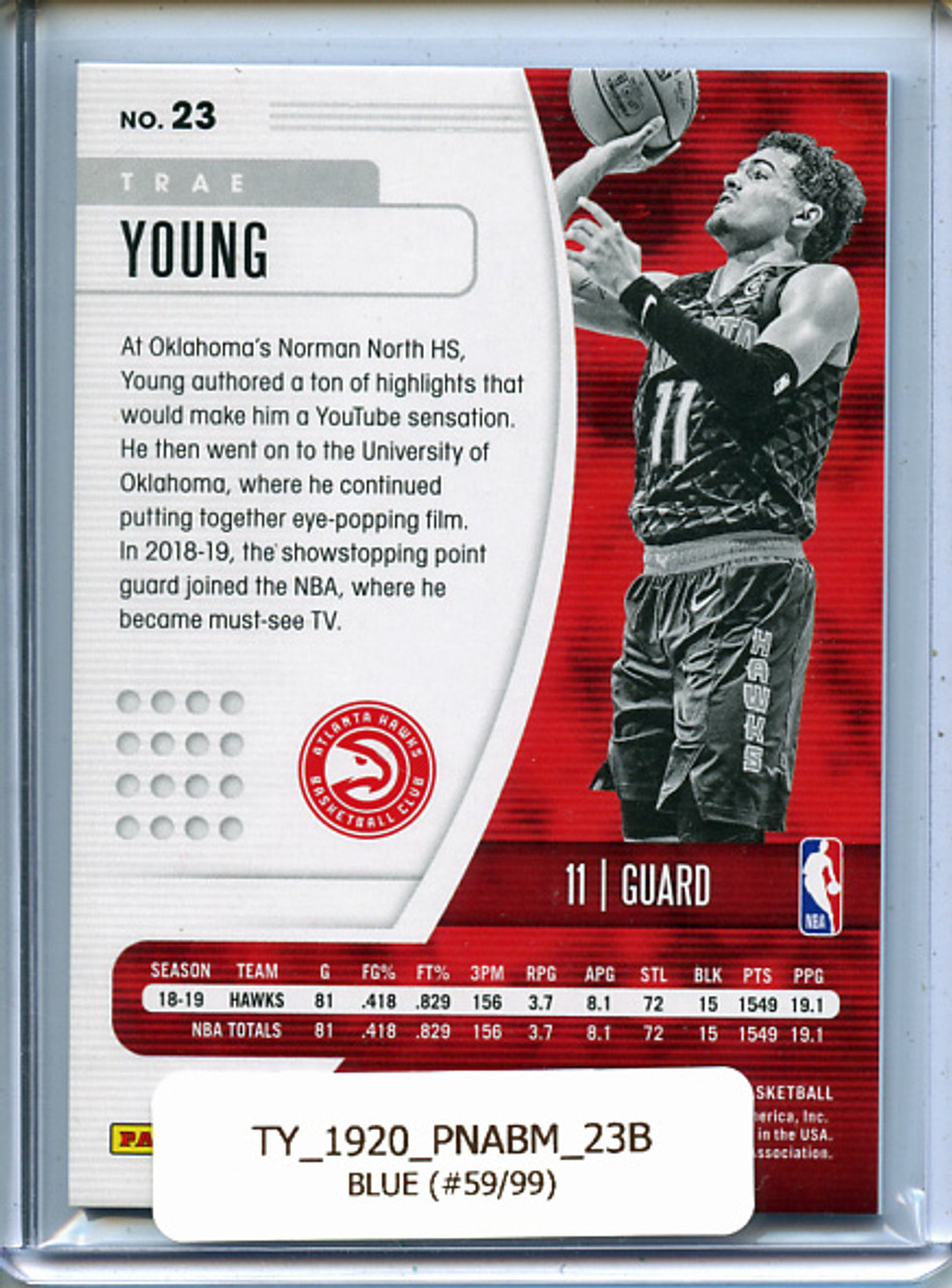 Trae Young 2019-20 Absolute #23 Blue (#59/99)