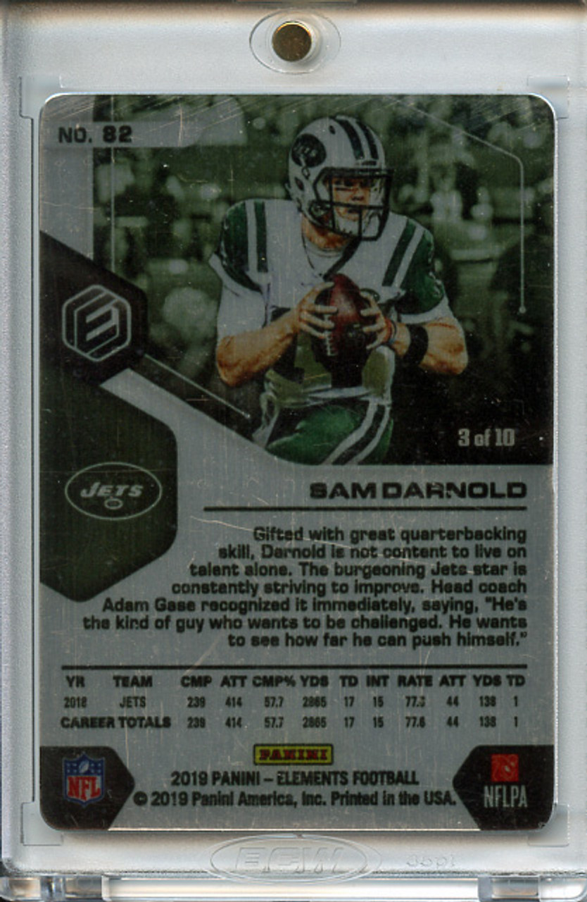 Sam Darnold 2019 Elements #82 Cobalt (#03/10)