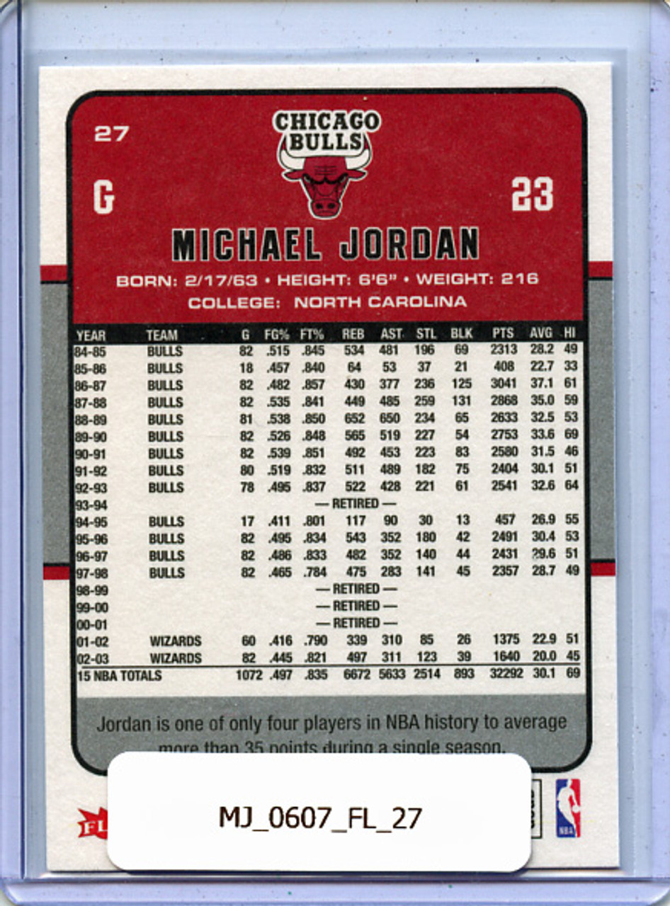 Michael Jordan 2006-07 Fleer #27