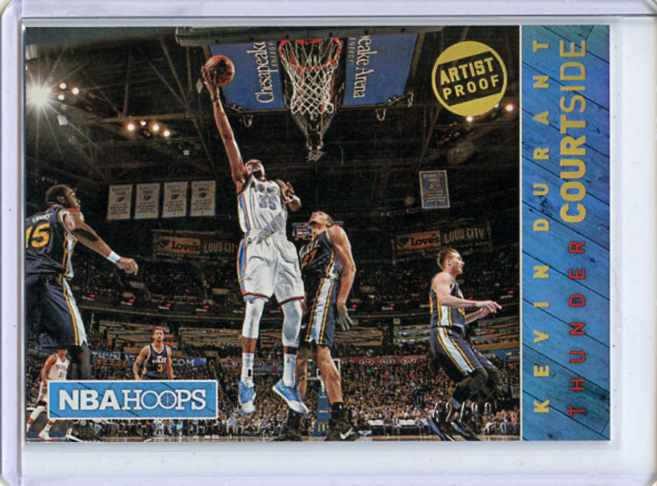 Kevin Durant 2015-16 Hoops, Courtside #1 Holo Artist Proof (#42/99)