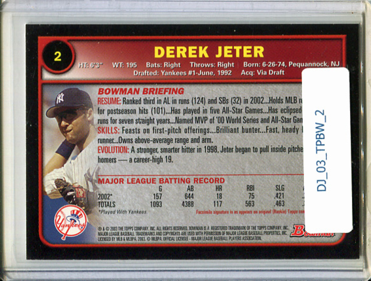 Derek Jeter 2003 Bowman #2