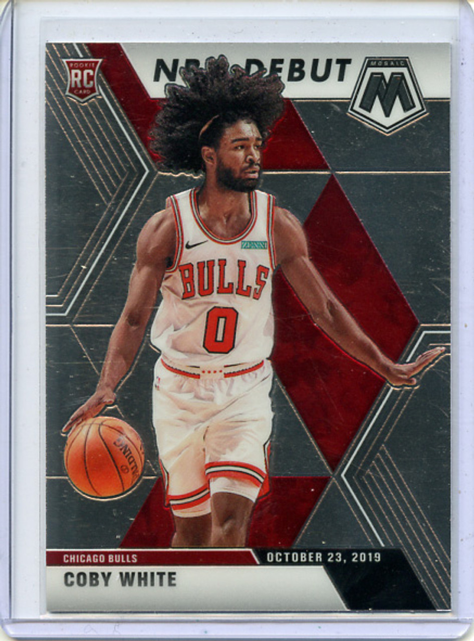 Coby White 2019-20 Mosaic #264 NBA Debut