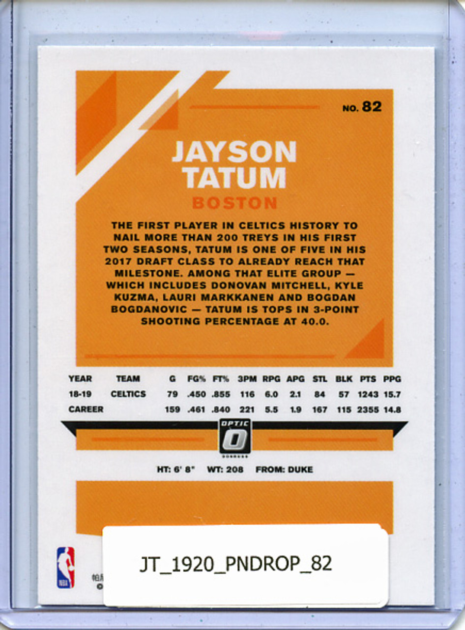Jayson Tatum 2019-20 Donruss Optic #82