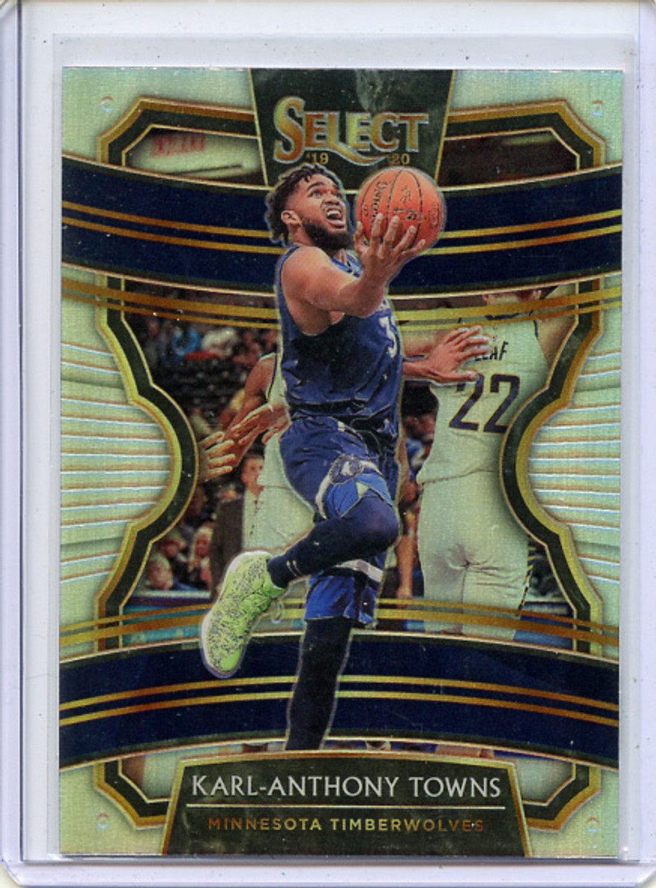 Karl-Anthony Towns 2019-20 Select #25 Concourse Silver