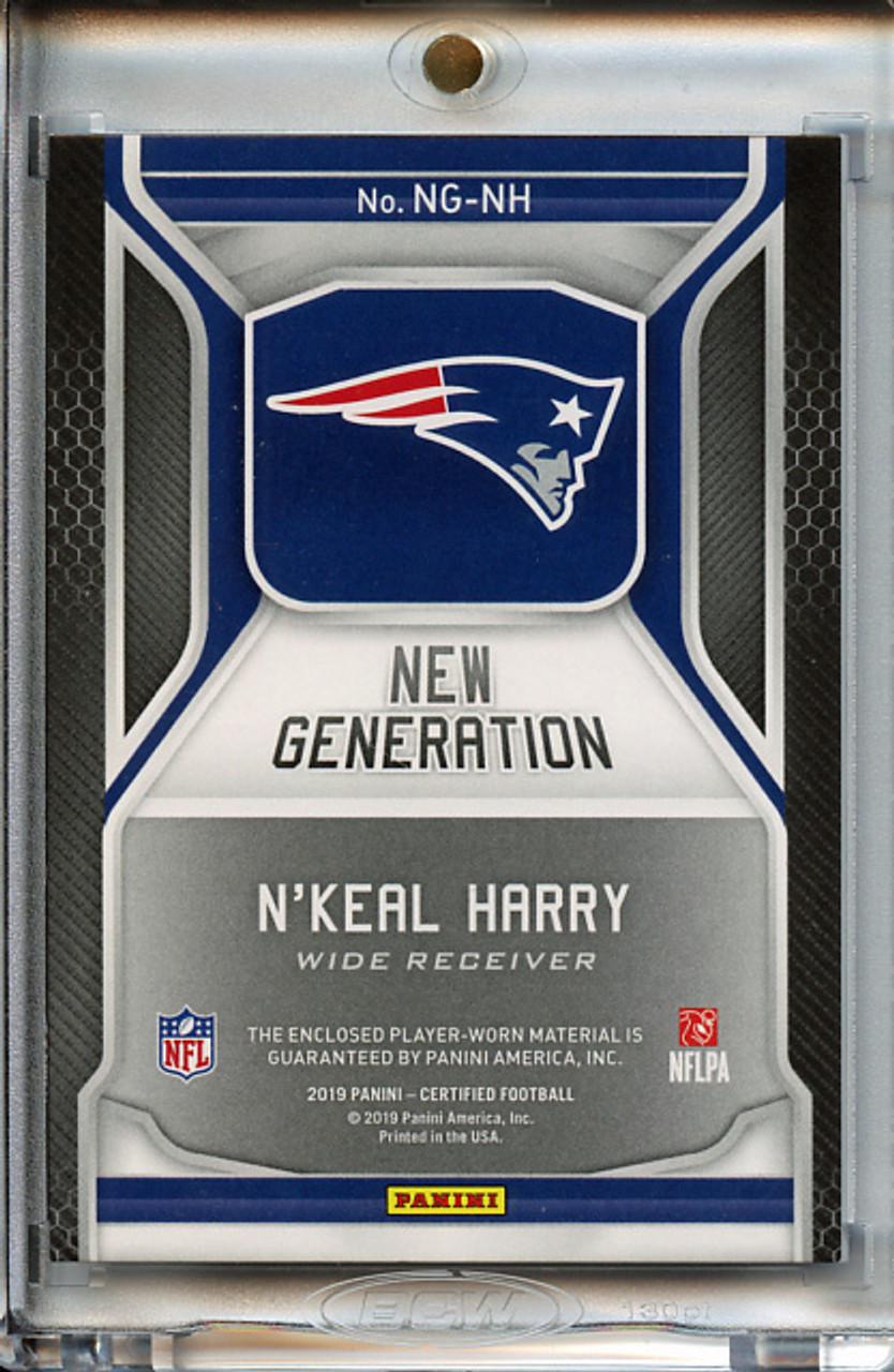 N'Keal Harry 2019 Certified, New Generation Jerseys #NG-NH Mirror Blue (#13/99)