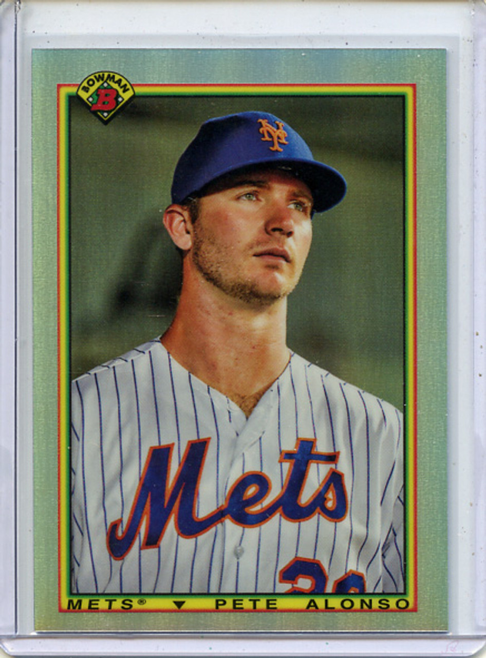 Pete Alonso 2020 Bowman Chrome, 1990 Bowman #90B-PA