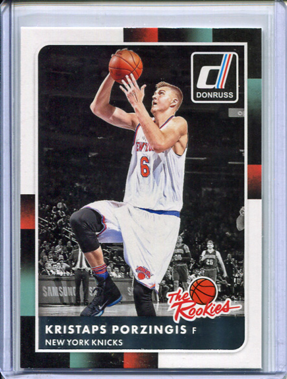 Kristaps Porzingis 2015-16 Donruss, The Rookies #TR-32