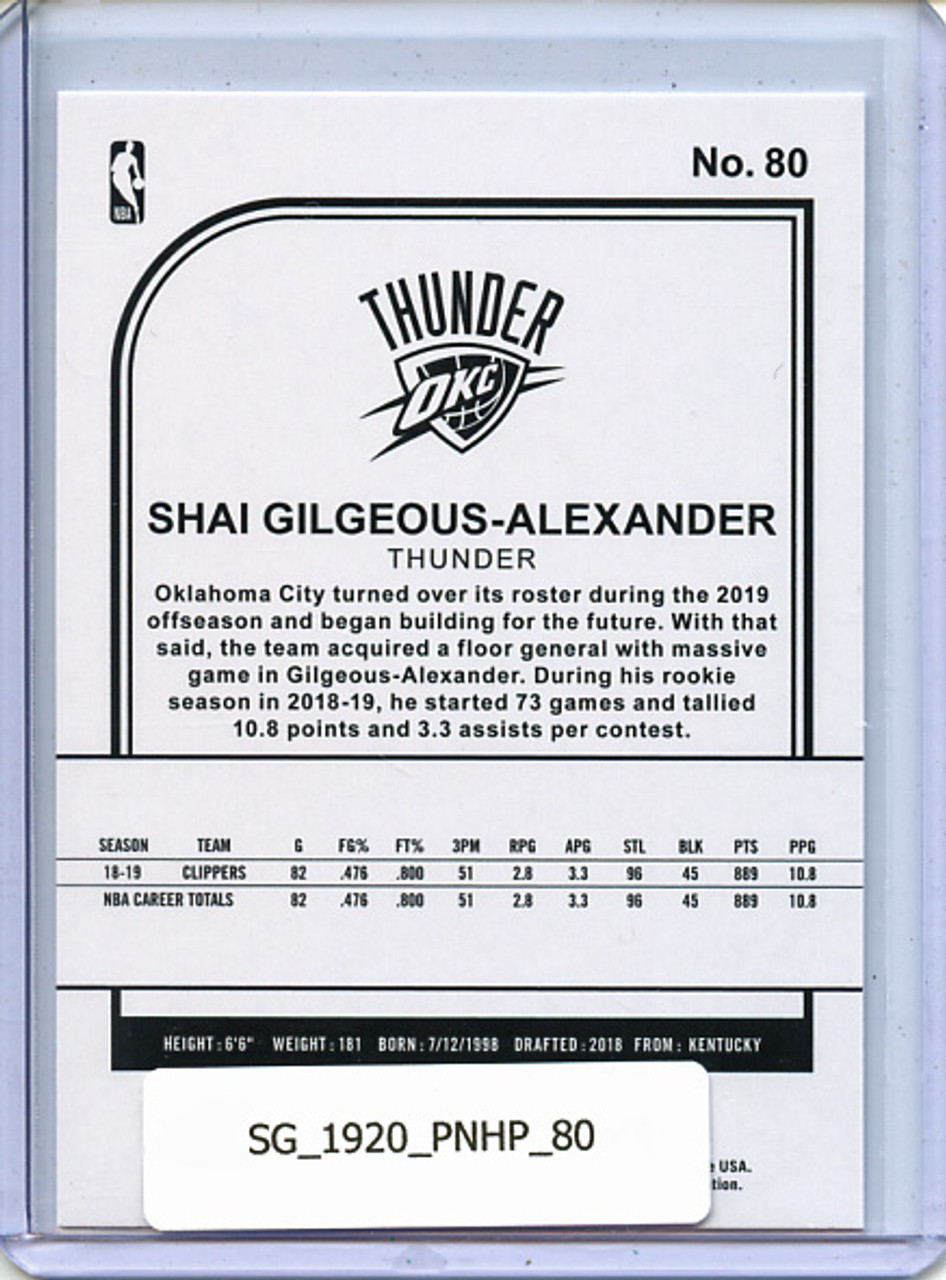Shai Gilgeous-Alexander 2019-20 Hoops #80