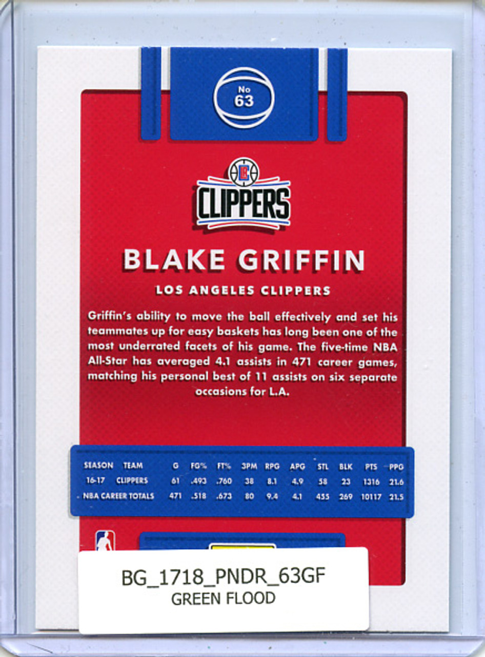 Blake Griffin 2017-18 Donruss #63 Green Flood