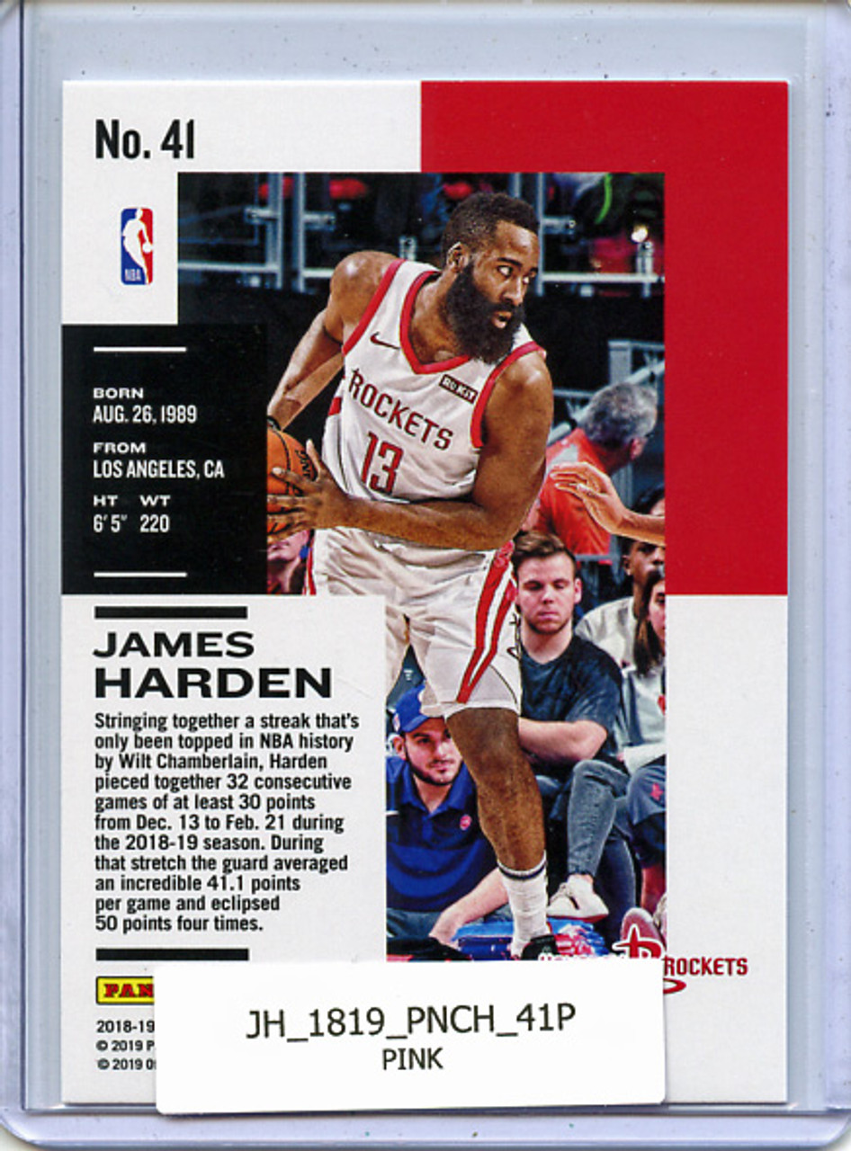 James Harden 2018-19 Chronicles #41 Pink
