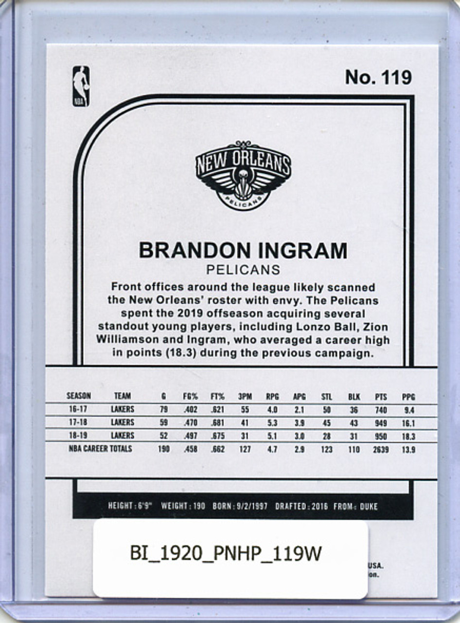 Brandon Ingram 2019-20 Hoops #119 Winter