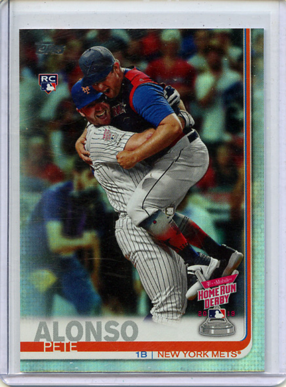Pete Alonso 2019 Topps Update #US262 Home Run Derby Rainbow Foil