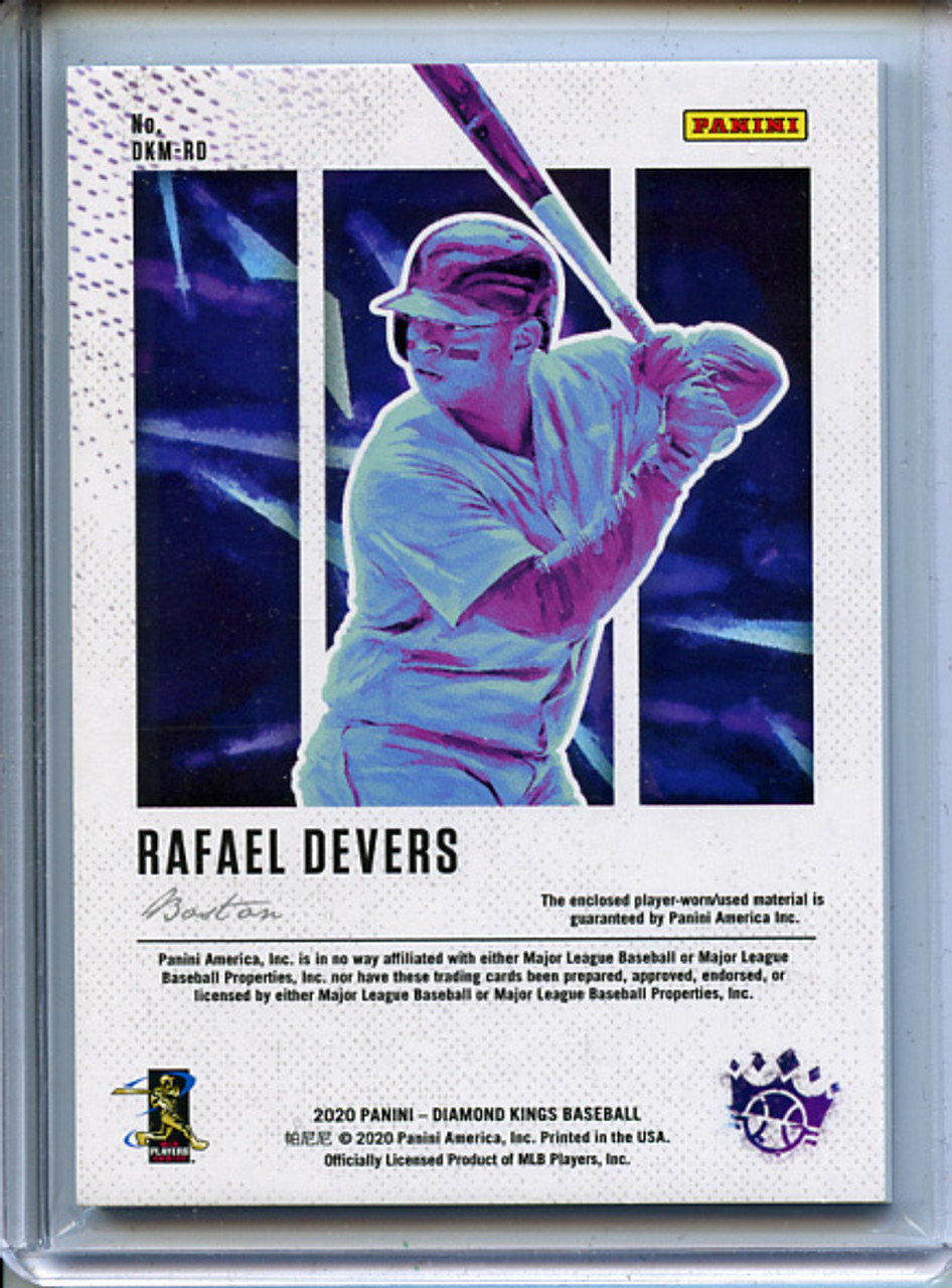 Rafael Devers 2020 Diamond Kings, DK Materials #DKM-RD Holo Silver (#95/99)