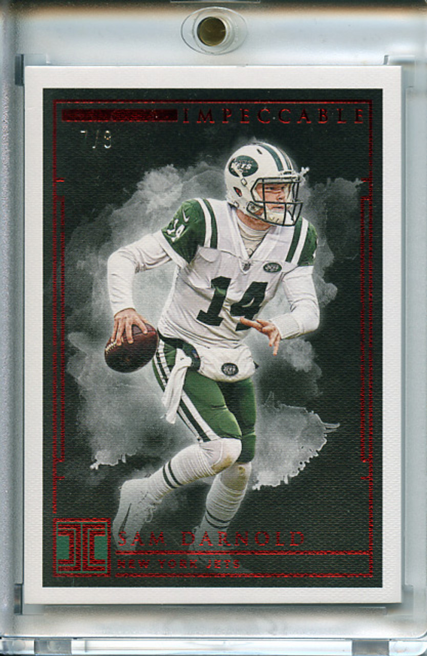 Sam Darnold 2019 Impeccable #12 Ruby (#7/8)