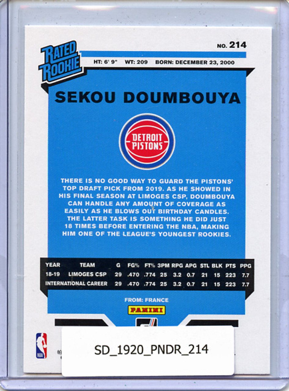 Sekou Doumbouya 2019-20 Donruss #214