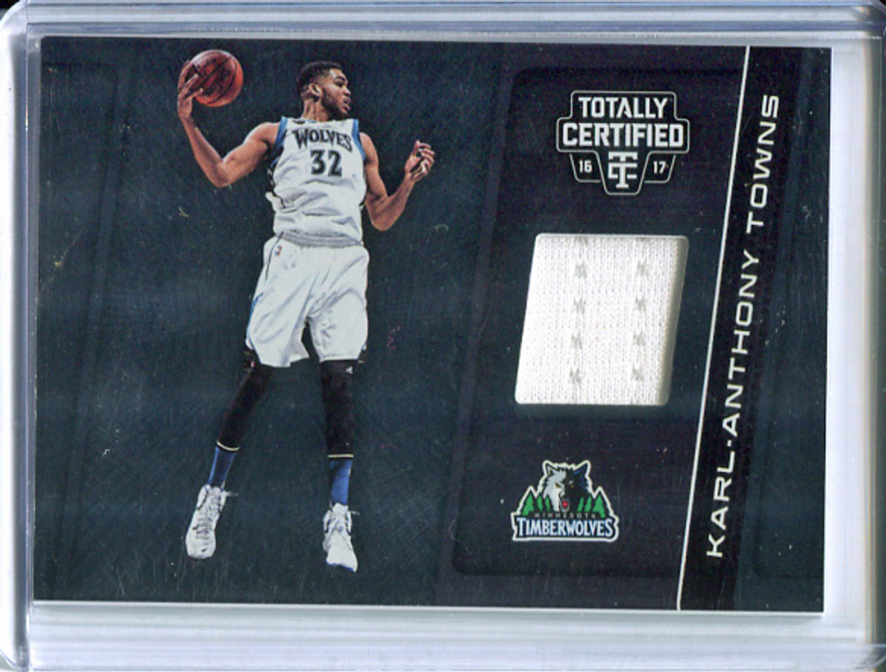 Karl-Anthony Towns 2016-17 Totally Certified, Materials #6