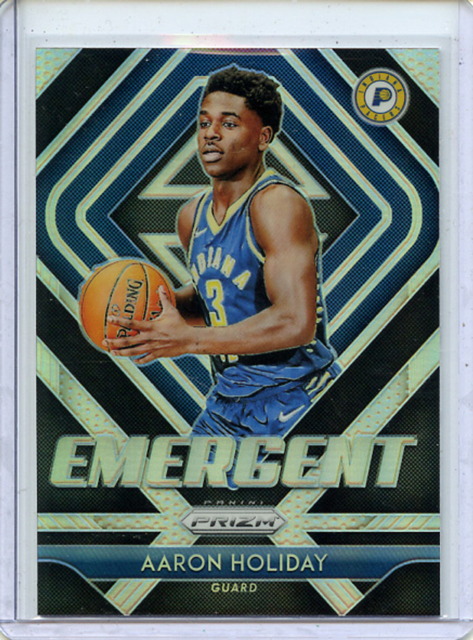 Aaron Holiday 2018-19 Prizm, Emergent #23 Silver