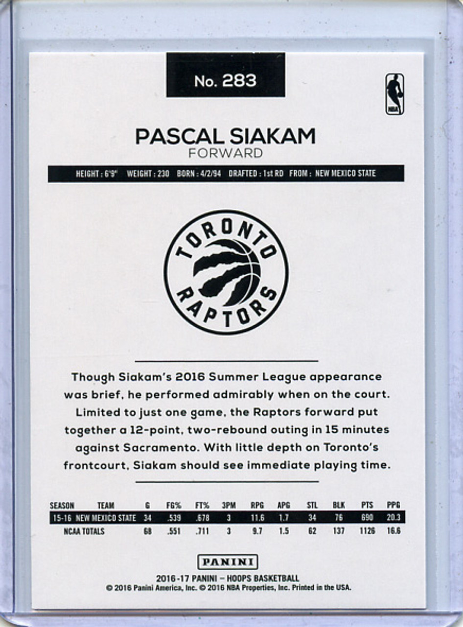 Pascal Siakam 2016-17 Hoops #283 (3)