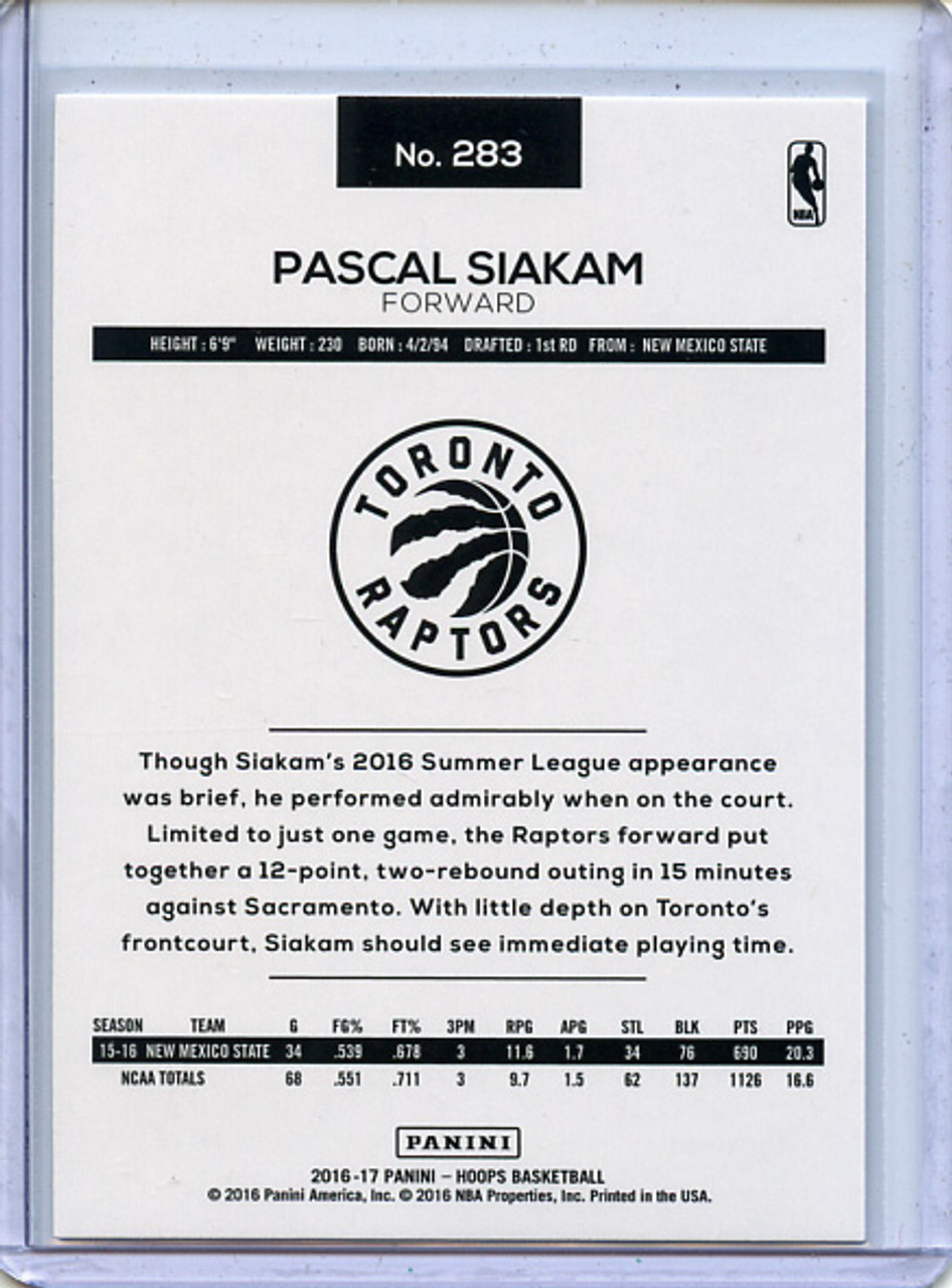 Pascal Siakam 2016-17 Hoops #283 (4)