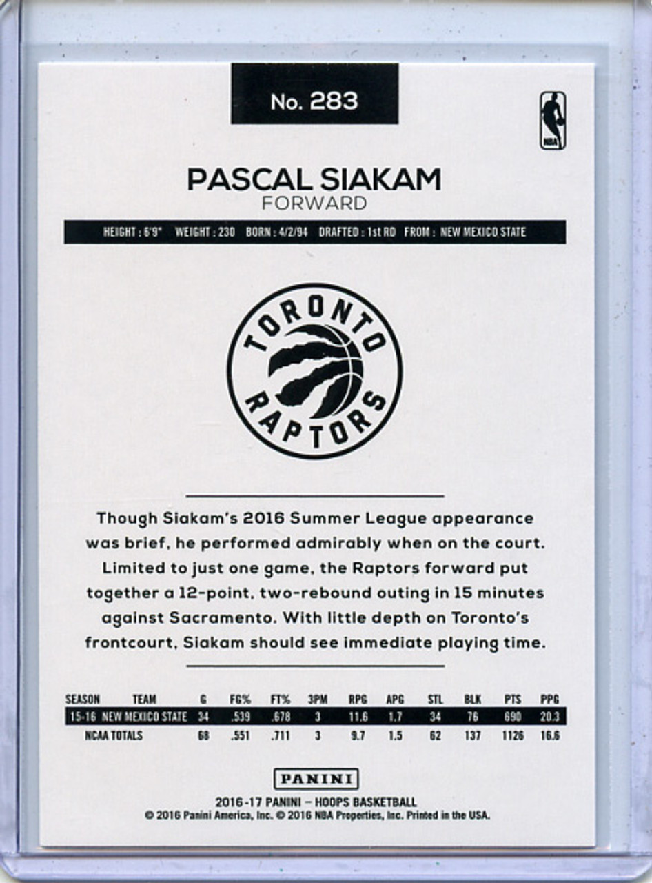 Pascal Siakam 2016-17 Hoops #283 (5)