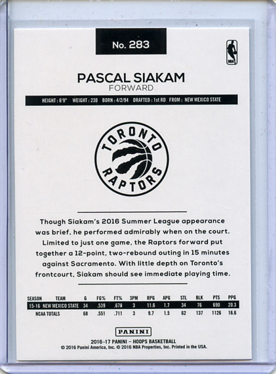 Pascal Siakam 2016-17 Hoops #283 (6)