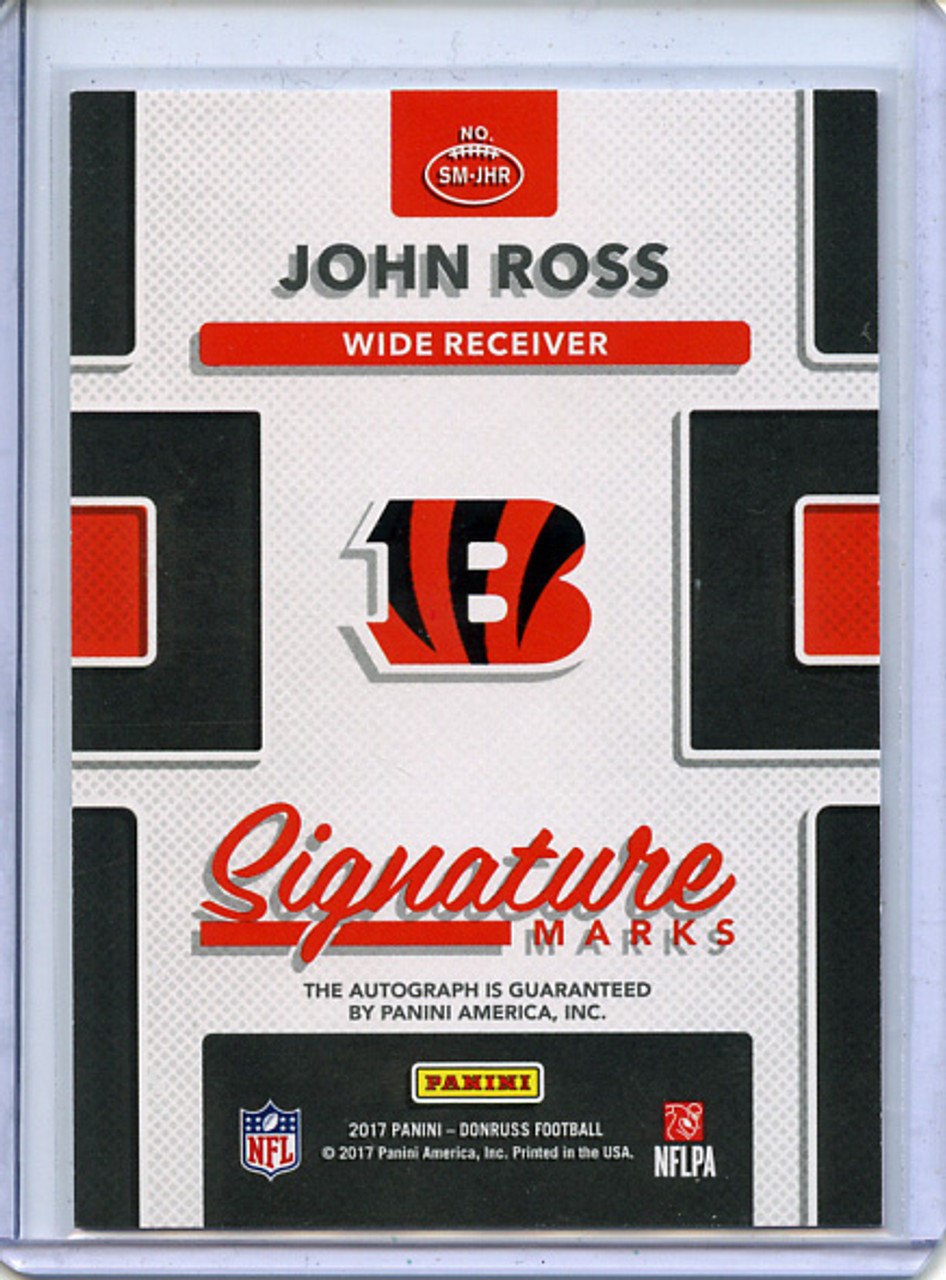 John Ross 2017 Donruss, Signature Marks #SM-JHR