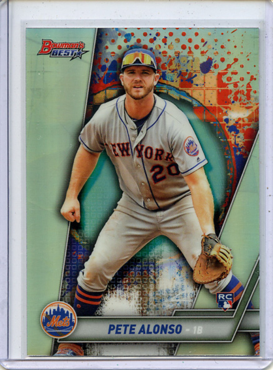 Pete Alonso 2019 Bowman's Best #32 Refractors (4)