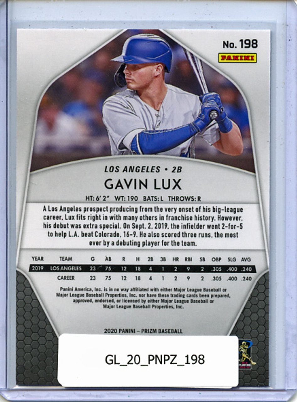 Gavin Lux 2020 Prizm #198