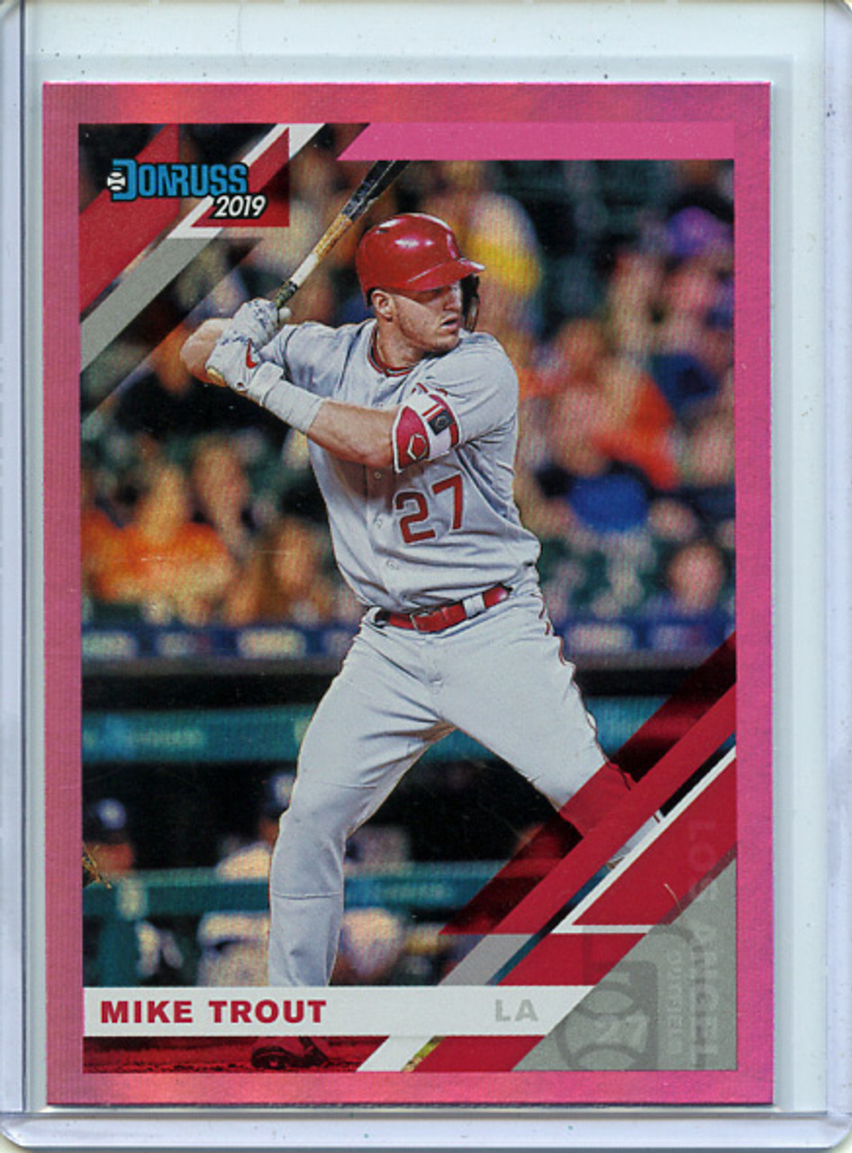 Mike Trout 2019 Donruss #170 Holo Pink