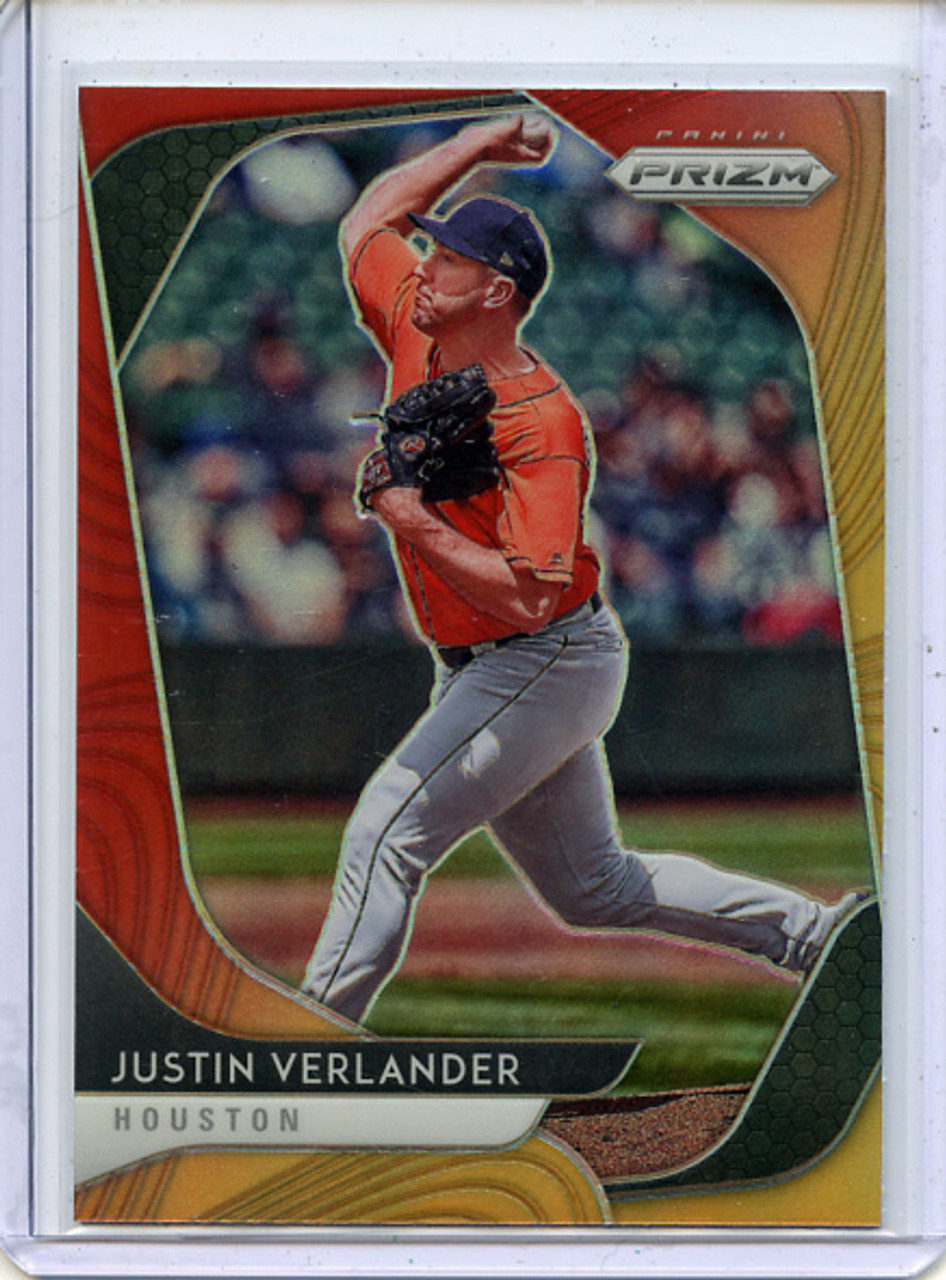 Justin Verlander 2020 Prizm #151 Red Orange