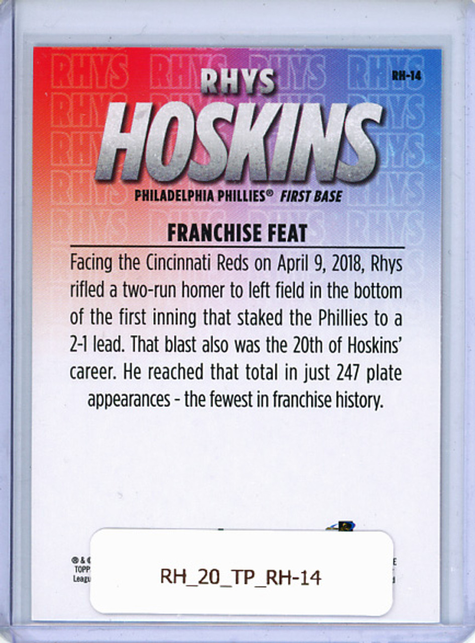 Rhys Hoskins 2020 Topps, Rhys Hoskins Highlights #RH-14