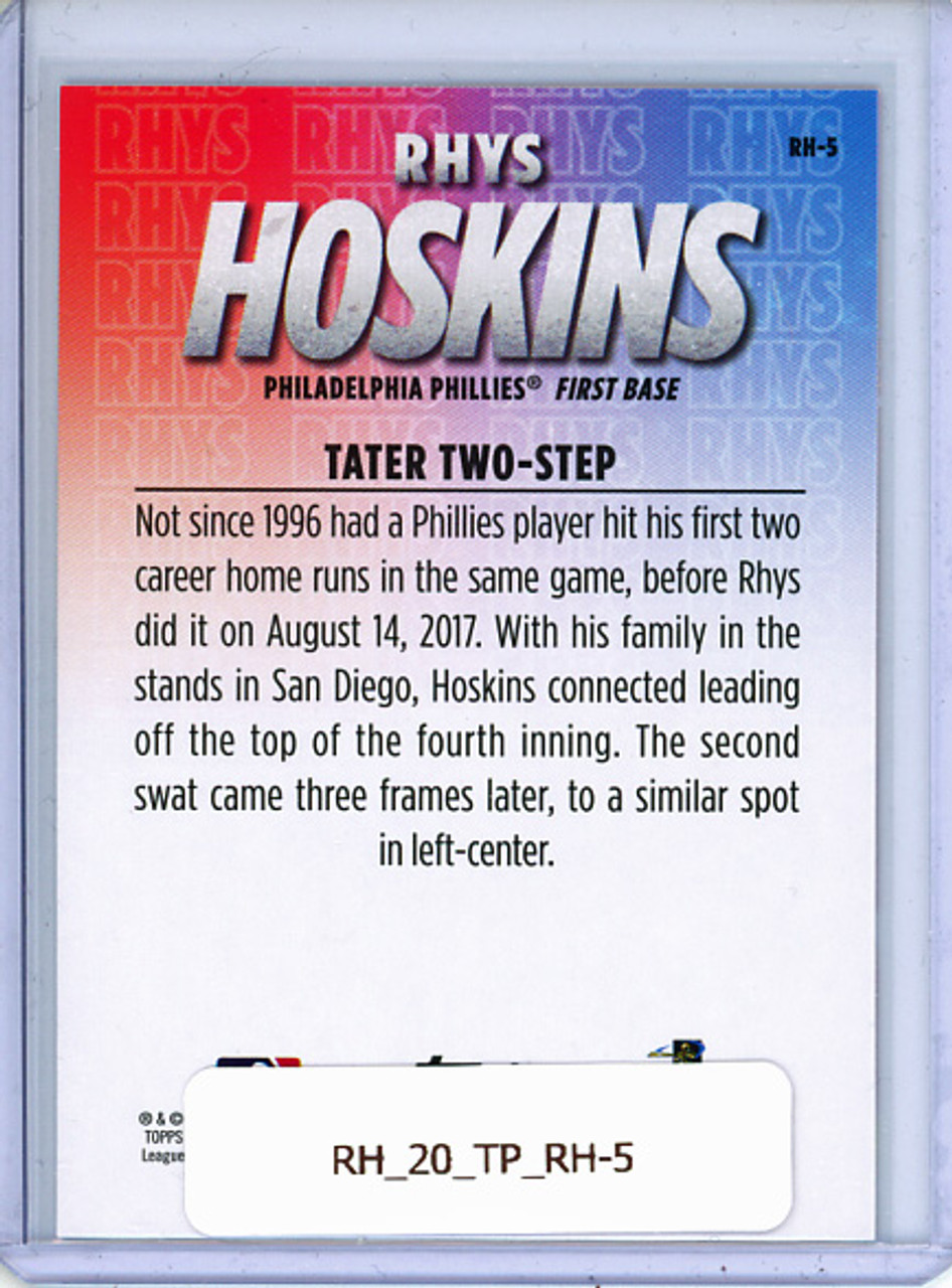 Rhys Hoskins 2020 Topps, Rhys Hoskins Highlights #RH-5