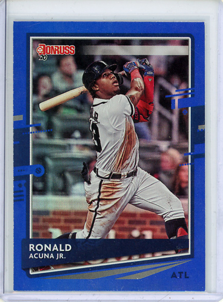 Ronald Acuna Jr. 2020 Donruss #170 Holo Blue