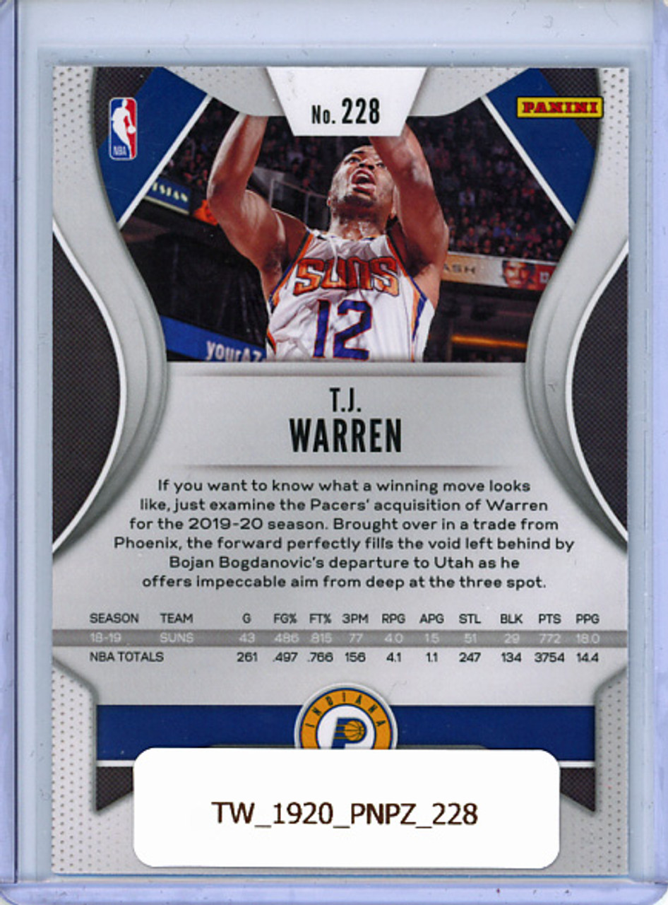 T.J. Warren 2019-20 Prizm #228