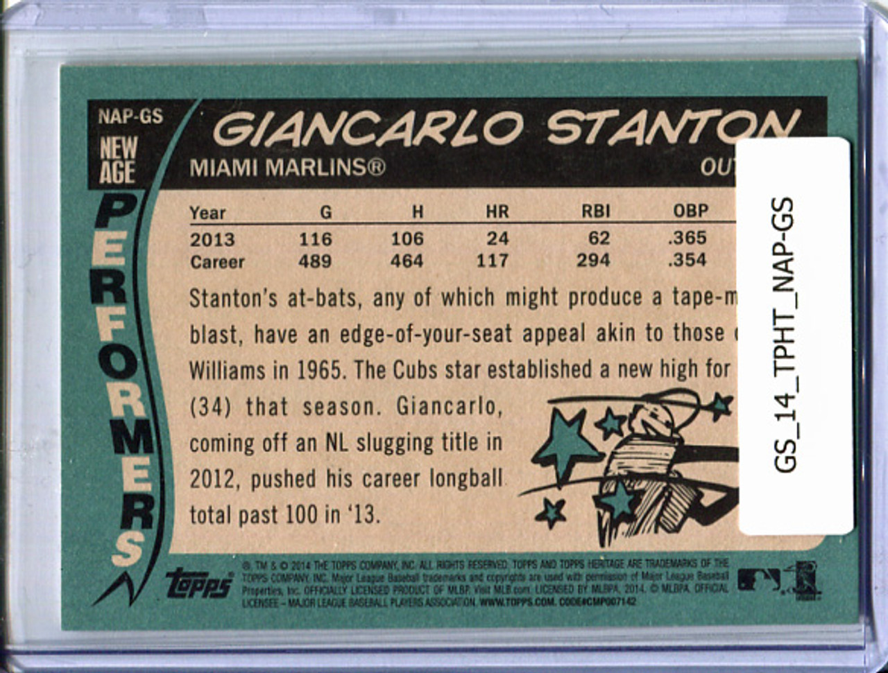Giancarlo Stanton 2014 Heritage, New Age Performers #NAP-GS