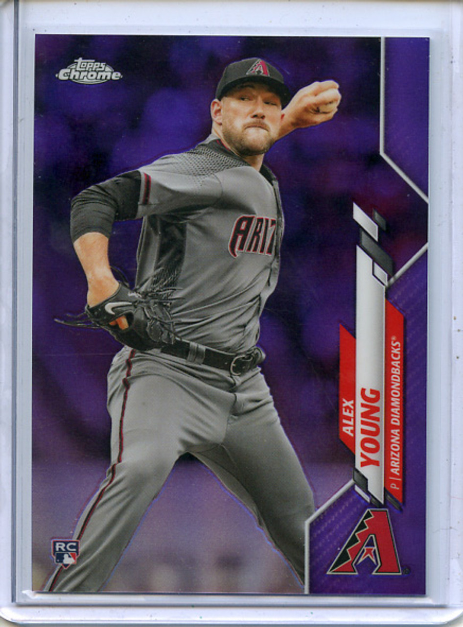 Alex Young 2020 Topps Chrome #115 Purple Refractors (#101/299)