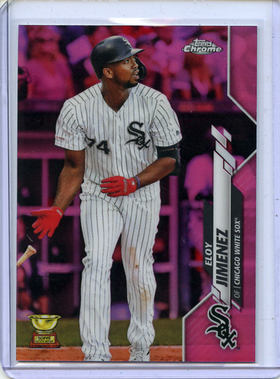 Eloy Jimenez 2020 Topps Chrome #134 Pink Refractors