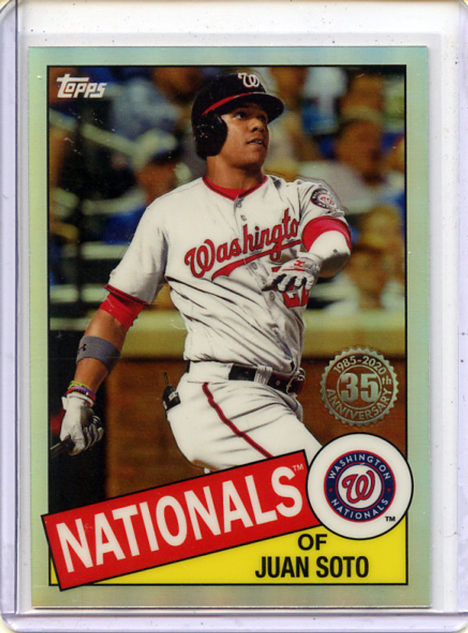 Juan Soto 2020 Topps Chrome, 1985 Topps #85TC-3