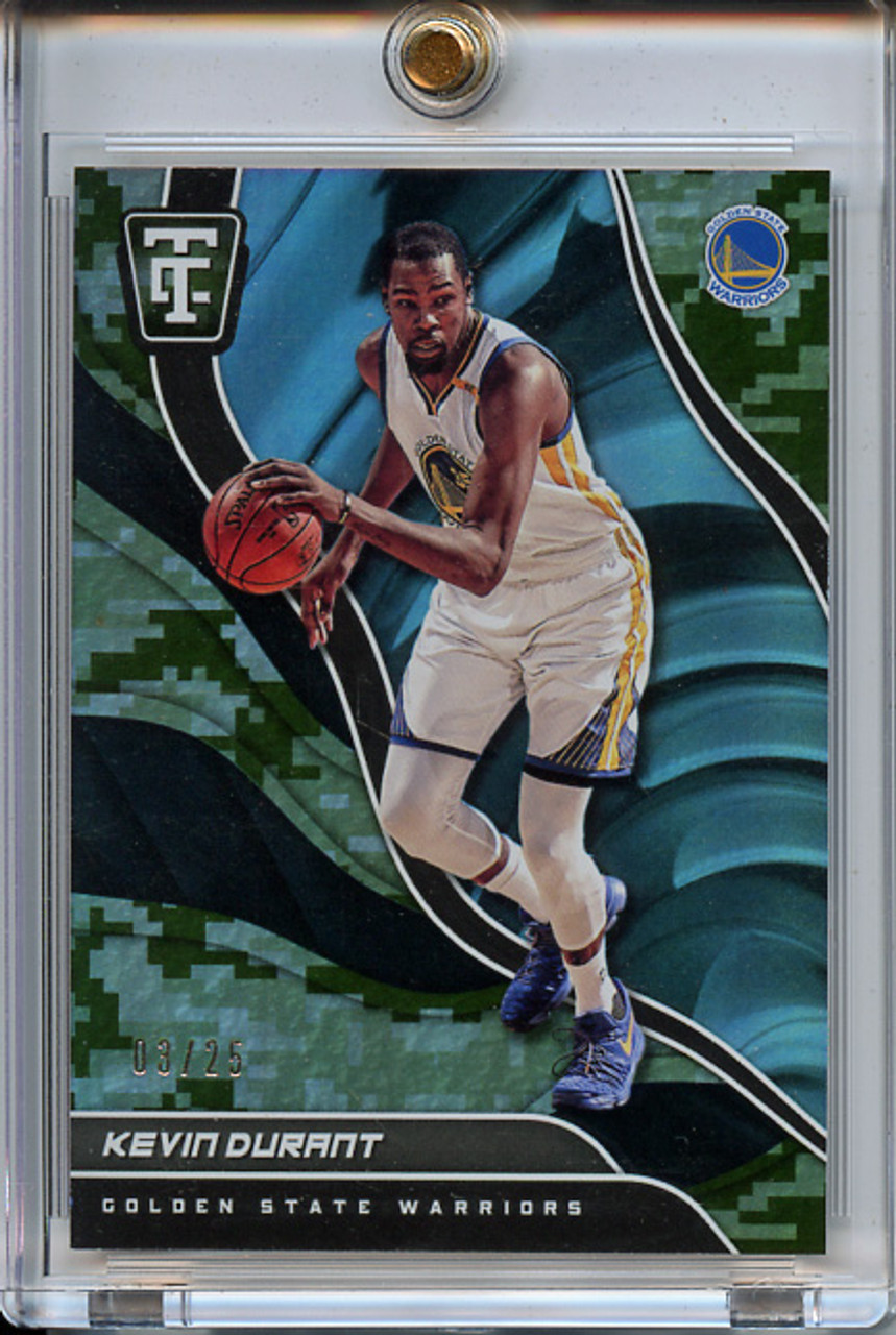 Kevin Durant 2017-18 Totally Certified #1 Camo (#03/25)