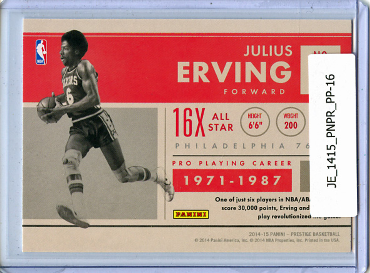 Julius Erving 2014-15 Prestige, Prestigious Pioneers #16