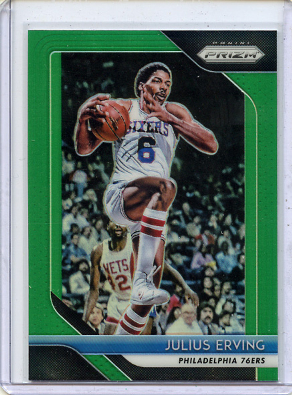 Julius Erving 2018-19 Prizm #95 Green