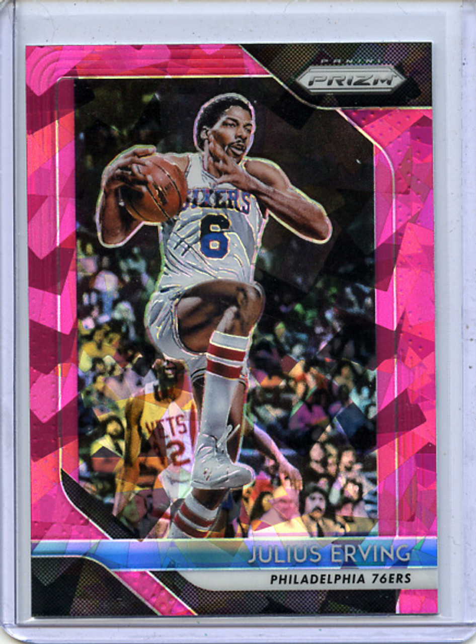 Julius Erving 2018-19 Prizm #95 Pink Ice