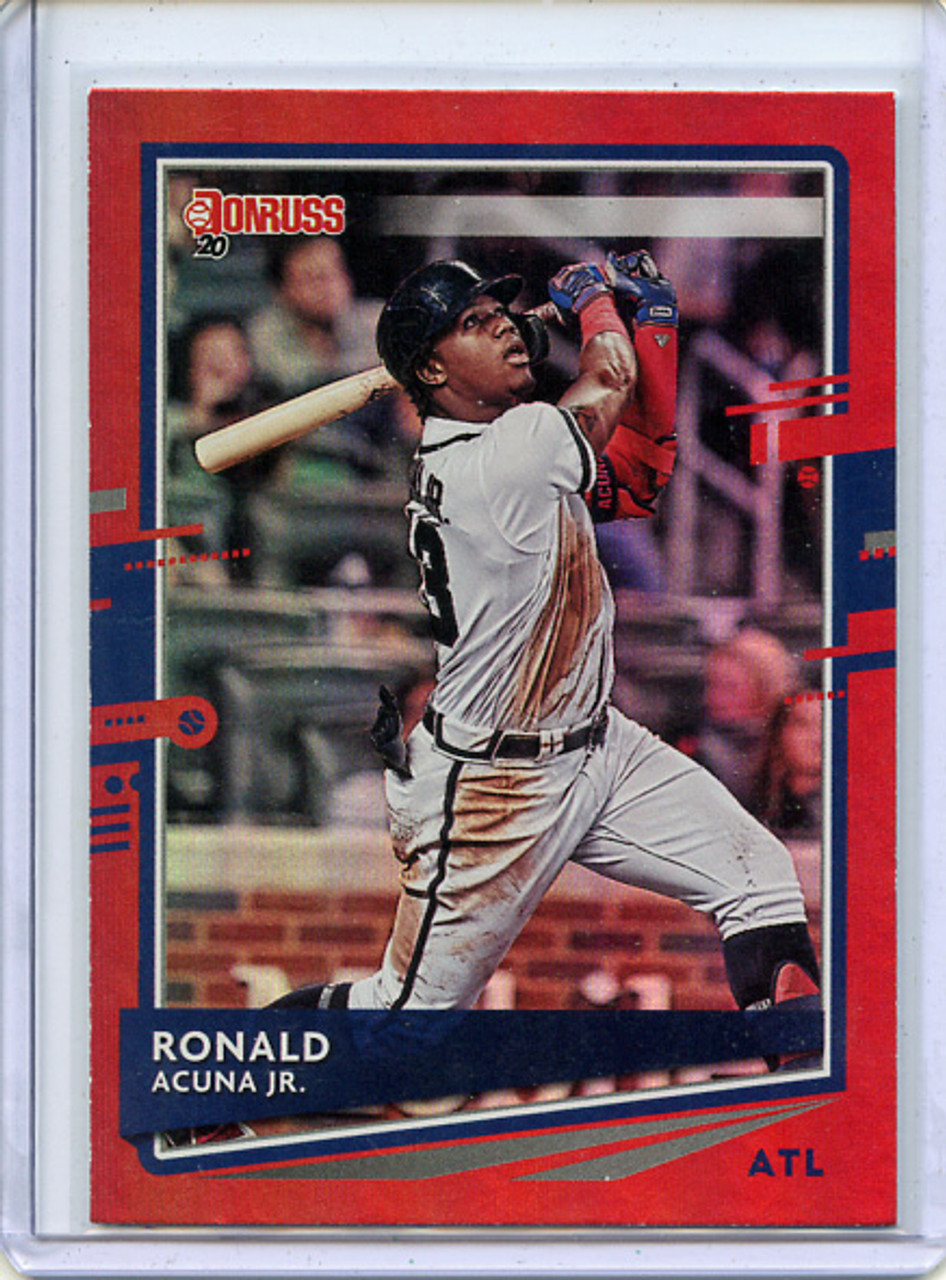 Ronald Acuna Jr. 2020 Donruss #170 Holo Red