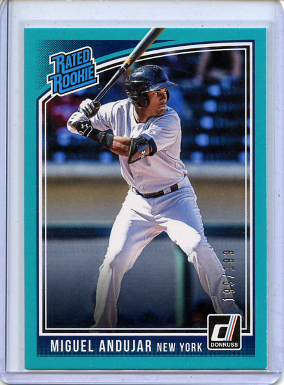 Miguel Andujar 2018 Donruss #31 Teal Border (#199/199)